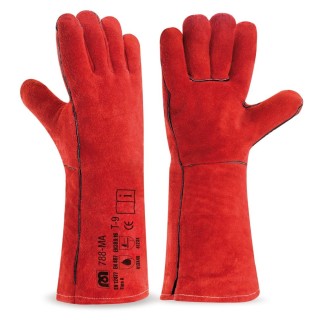 Gant de soudeur (rouge)