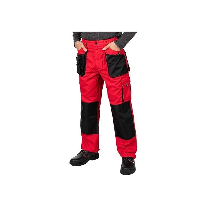 MAZALAT Pantalon de Travail Homme Avec Poches Genouillère, Multi Poches
